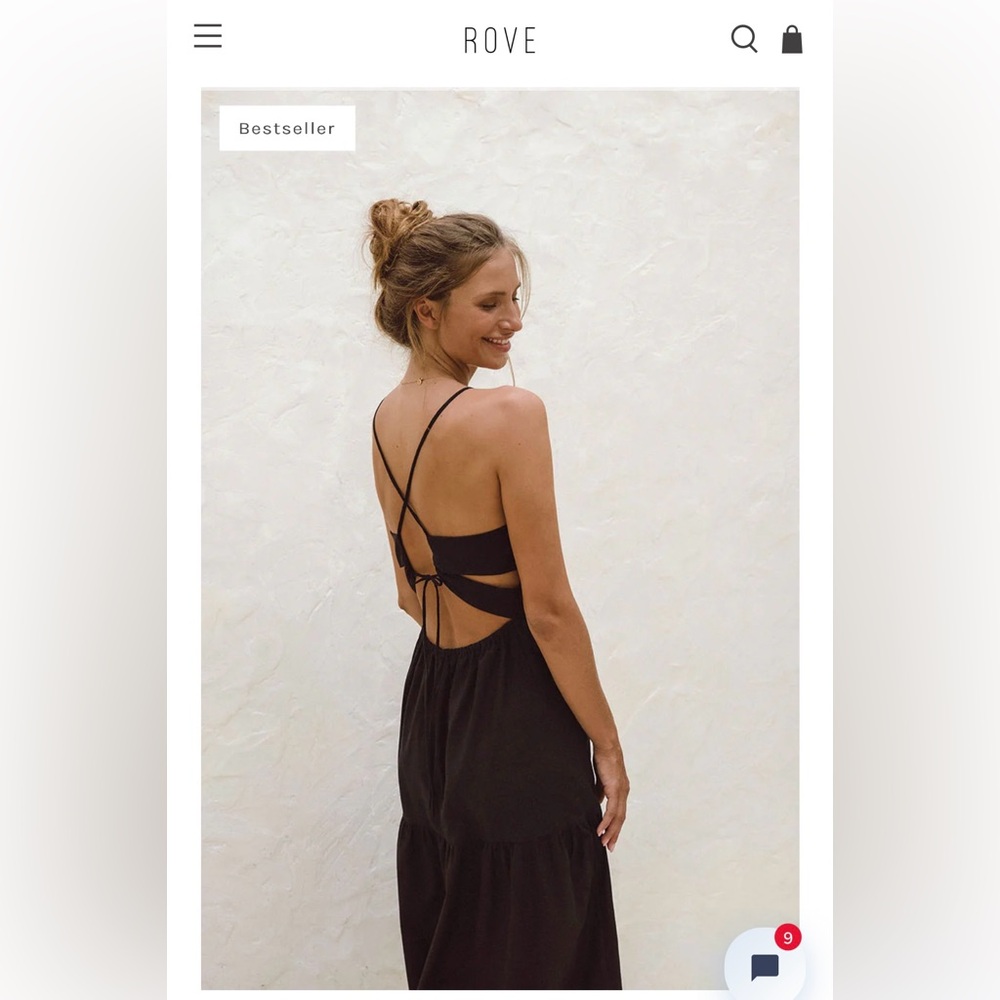 ROVE Joie Midi Dress - Linen Cotton